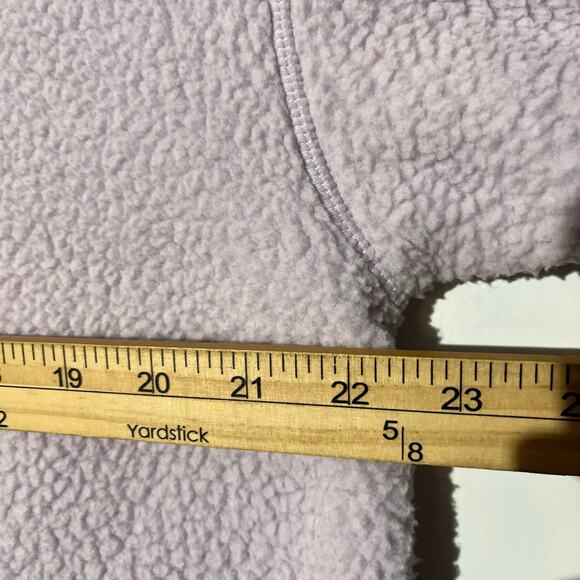 The North Face Cragmont 1/4 Snap Fleece Purple/Green Sweater Women’s Size Medium - Picture 6 of 8